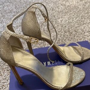 Stuart Weitzman Women's Gold Sandals